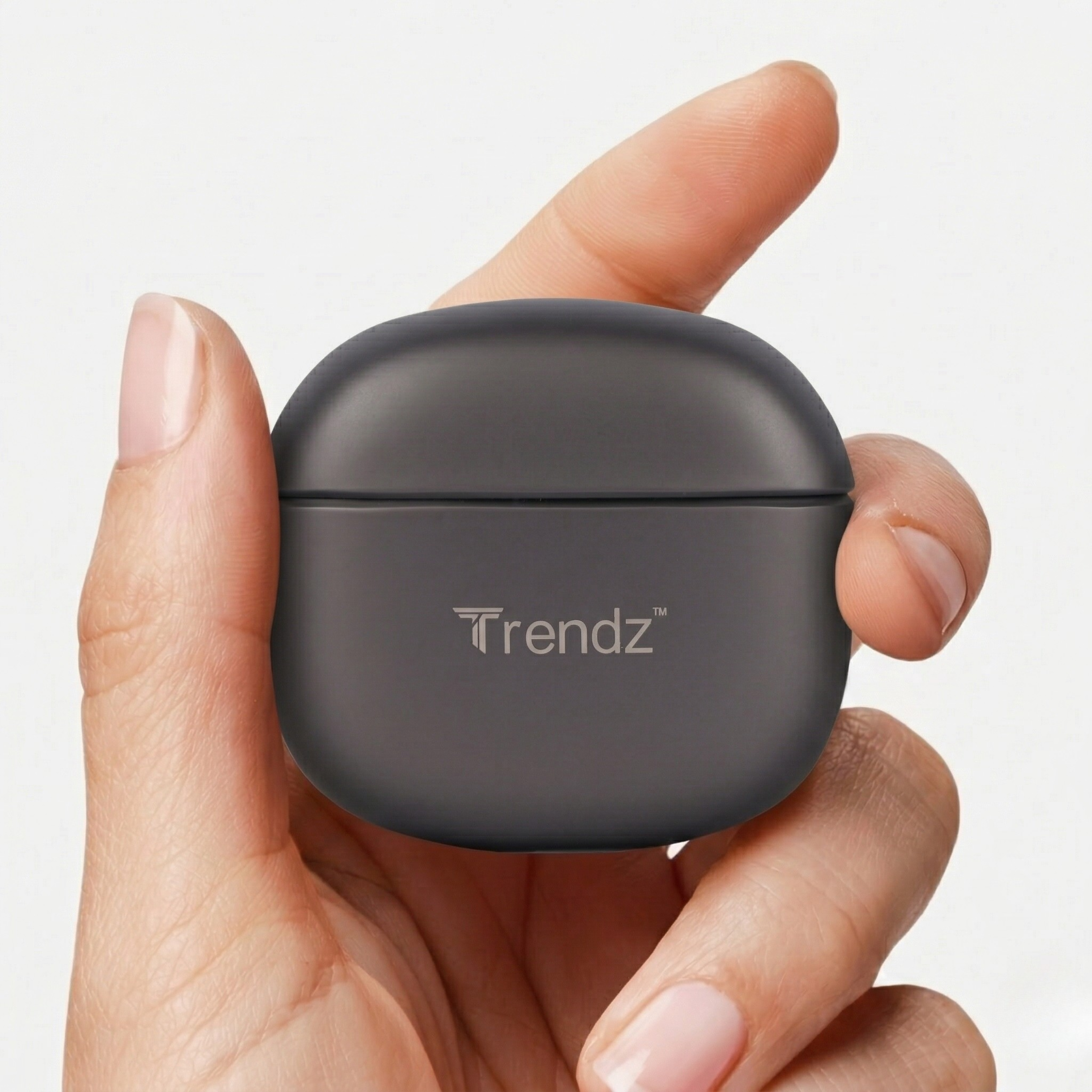Trendz AeroX (Audixa Metallic) Earbuds with 40H Playtime, Quad Mic ENC-ANC, Deep Bass, Low Latency Gaming Mode, Fast Charge Bluetooth Headset(Grey) second view