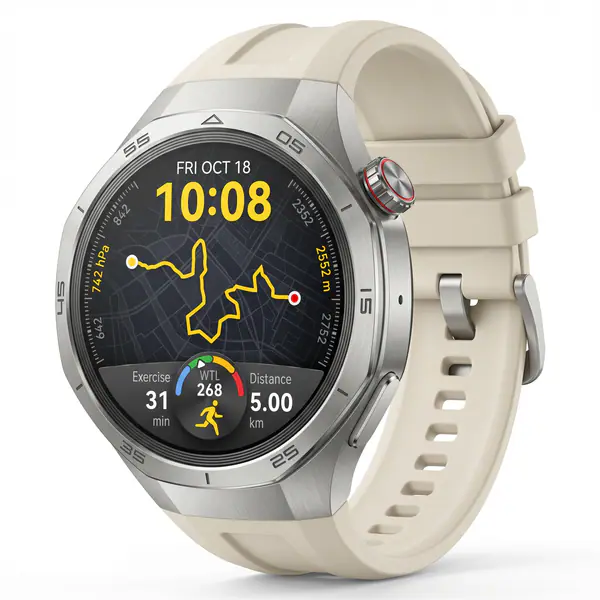 Trendz AeroX (PulsePro) Smart Watch with Bluetooth Calling, AMOLED HD Display, Health Monitoring, Sports Modes, Long Battery Life, Smart Notifications, Premium Design Smartwatch(WHITE)