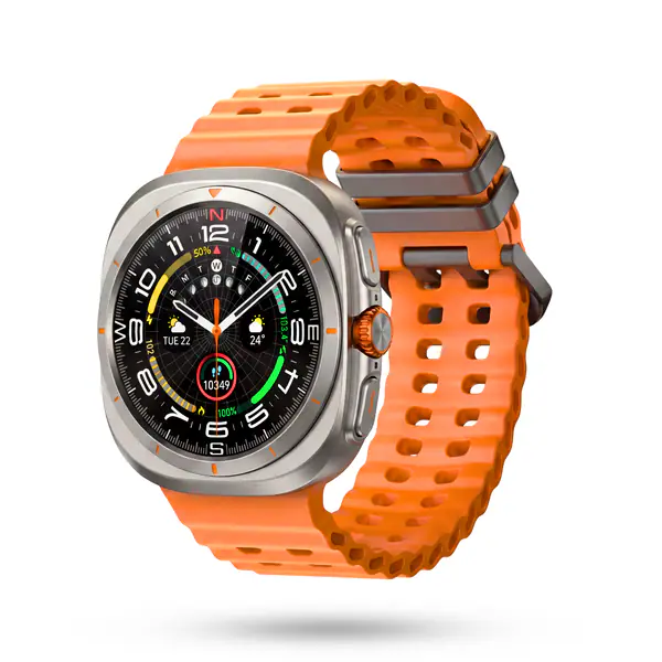 Trendz AeroX (ChronoPlus) Smart Watch with Bluetooth Calling, AMOLED HD Display, Health Monitoring, Sports Modes, Long Battery Life, Smart Notifications, Premium Design Smartwatch(Orange)