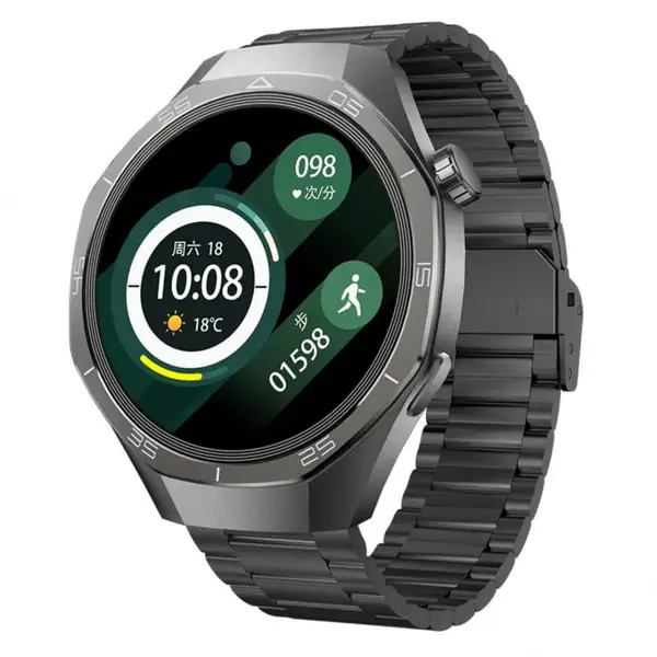 Trendz AeroX (XOROX) Smart Watch with Bluetooth Calling, AMOLED HD Display, Health Monitoring, Sports Modes, Long Battery Life, Smart Notifications, Premium Design Smartwatch(Dark Gray Metallic Strap)
